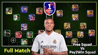 Free Squad Vs Pay2Win Squad  Free Mbappe Vs Showtime Mbappe  eFootball 24 Full Gameplay