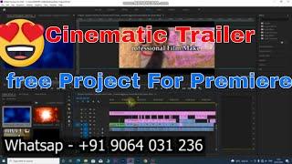 Cinematic trailer project premiere pro || premiere pro Intro/  teaser project free download