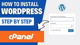 How to Install WordPress in cPanel Manually Step by Step | cPanel WordPress Install 2024