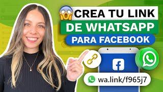 COMO CREAR UN ENLACE DE WHATSAPP PARA FACEBOOK 