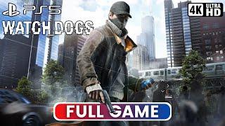 WATCH DOGS | Full Game (PS5 Gameplay 4K UHD)