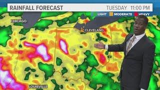 Cleveland area weather forecast: Rain finally arrives