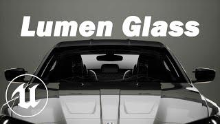 Glass with Lumen in Unreal Engine 5 (+Free Glass Material)