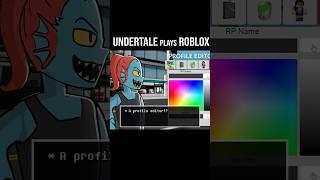 UNDERTALE plays ROBLOX