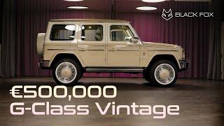 €500,000 G-Class Vintage by Carlex Design | Presented by Black Fox Motors