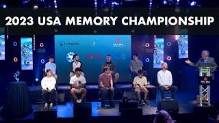 2023 USA Memory Championship (LIVE STREAM)