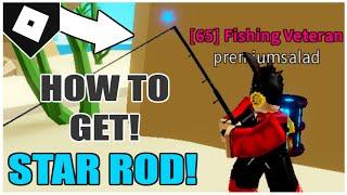 How to get the STAR ROD + COMPLETE PYRAMID QUEST in FISHING SIMULATOR! [ROBLOX]