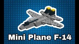 Как сделать мини самолет F-14 из Lego / How to make a mini plane F-14 out of Lego