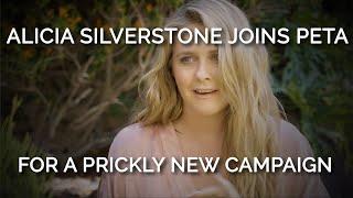 Alicia Silverstone Joins PETA for a Prickly New Campaign