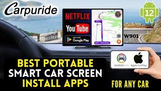 New Carpuride 9" Android Portable Car Screen W901 Plus -  FOR ANY CAR  ⫸ UNBOXING REVIEW