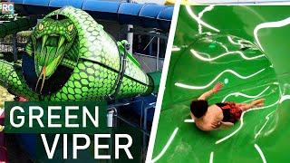 Spektakuläre Green Viper Wasserrutsche im Europabad Karlsruhe!