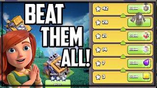 How to Beat EVERY Challenge in Clash of Clans UPDATE!