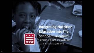 Integrating Nutrition into the School Curriculum