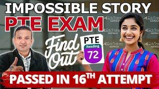 PTE Reading Exam - From 50 to 72 in 4 weeks - Real Story | Edutrainex