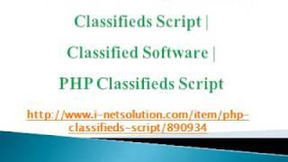 Classifieds Listing Software | Classifieds Script | Classified Software | PHP Classifieds Script