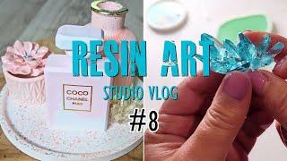 Resin Art Studio VLOG #8 | Let's do some resin experiments!