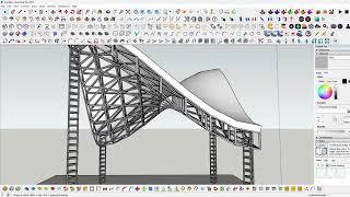 sketchup tutorial  / making complex space frame structure