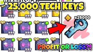 Profit or Loss?! Opening 25,000 Tech Keys in Pet Simulator 99!