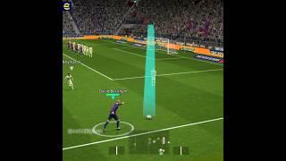 When opponent thought. It's impossible to score  #efootball25 #pes #shortsviral #shorts