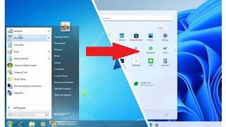 Make Windows 7 Look Like Windows 11 ||  Windows 11 Theme For Windows 7