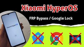 Xiaomi HyperOS 1.0.4.0 Frp Bypass without PC | Redmi 11 Prime 5G Android 14 FRP Lock #hyperos #frp