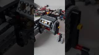 Lego Technic Rear Axle Suspension with V6 Engin