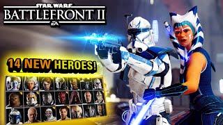 THIS Adds 14 NEW Clone Wars Heroes To Star Wars Battlefront 2! (Battlefront 2)