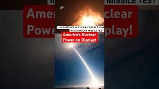 US Air Force Launches Nuclear-Capable Minuteman III Missile in Doomsday Test #trendstream |