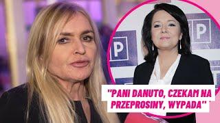 Monika Olejnik zwraca się do Danuty Holeckiej: Sąd wydał nakaz, macie mnie przeprosić