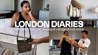 chaotic cook with us + niche luxury fragrances + selfridges shopping | LONDON DIARIES