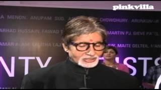 Big B & Family At B-Seventy art exhibition.