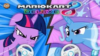  Twilight and Trixie, FINALLY duels in Mario Kart 8  (Ai Gaming)