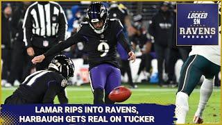 Lamar Jackson rips Baltimore Ravens, John Harbaugh gets real on Justin Tucker, hints at WR drama