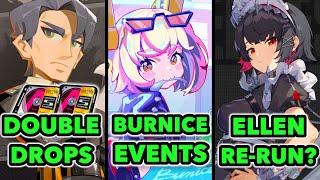 [ZZZNews ]  DOUBLE DROPS EVENT, 1 3 Livestream info, Burnice social media giveaways and more!