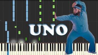 Little Big - Uno (piano tutorial)