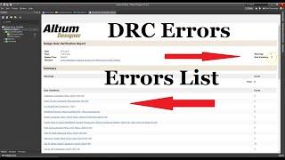 How to Check and Remove DRC Errors in Altium (lecture 7)