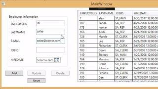 C# - WPF - Insert Update Delete and View Data from Oracle Database Part 1/2 [with Source Code]