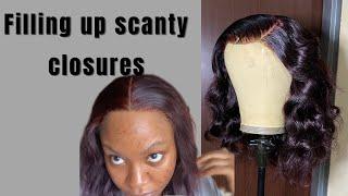 How to fill up your scanty closures| Different style pattern