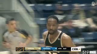 CEBL - Newfoundland Growlers vs Guelph Nighthawks