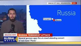 Russian authorities have launched a "terrorism" investigation into Crocus City Hall mass shooting