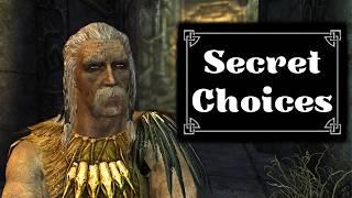 10 Secret Decisions you didn't know you could make in Skyrim