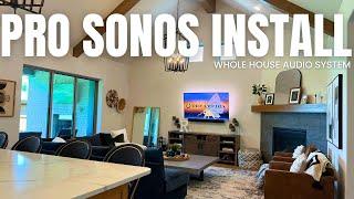 FULL INSTALL Whole Home PRO Audio Sonos System - McKinney, Texas