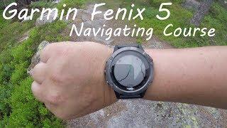 Garmin Fenix 5 How to Navigate a Course 4K