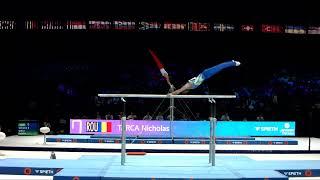 ABDURAKHIMOV Rasuljon (UZB)_2023 Artistic Worlds, Antwerp (BEL)_Qualifications_Parallel Bars