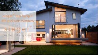 Sieger® Top Hung Window + Tilt & Turn Window in the Showroom