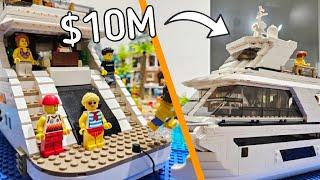 I Built A Luxury LEGO Yacht...