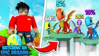 HATCHING A 5% ULTRA RARE DRAGON... Roblox Dragon Fire