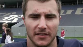 Rice Owls 2011 spring game -- Sam McGuffie postgame interview