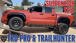 Suspension Test: Toyota Tacoma TRD Pro vs Trailhunter | Car and Driver