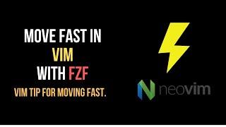 ️ Move fast in VIM with FZF || Vim Tip